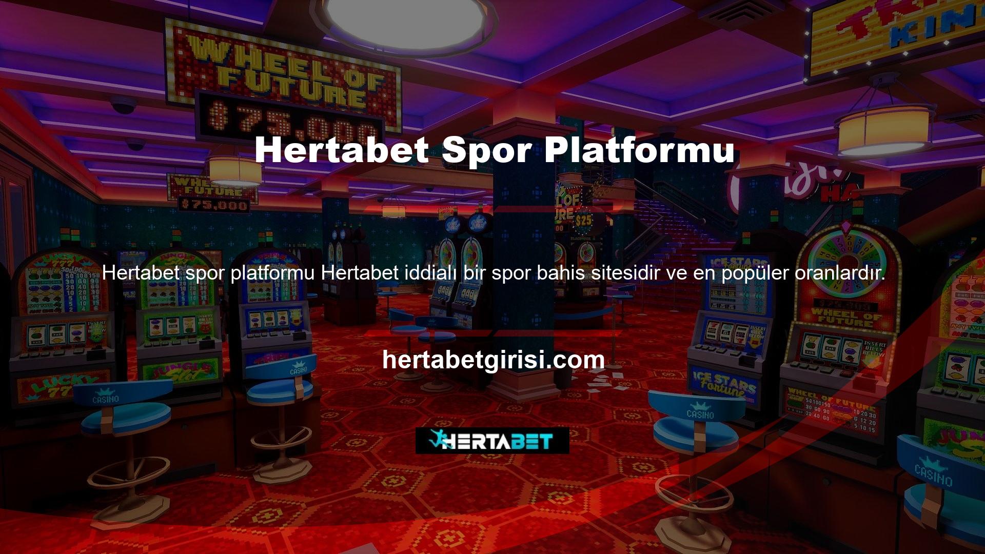 Hertabet bahisçilerin birçok özelliğine sahip başarılı bir kurs sunar